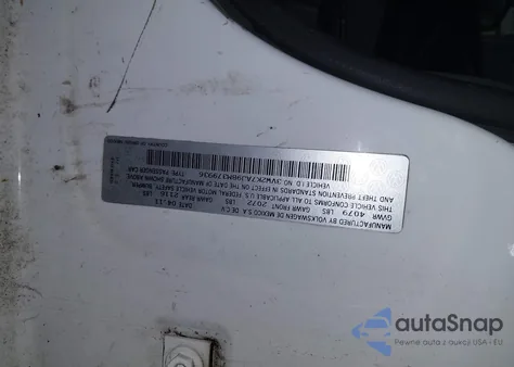 2011 Volkswagen Jetta 2.0L S from USA, damaged, VIN 3VW2K7AJ9BM379936